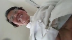 chinese cum video: Asian Skinny Granny 70+