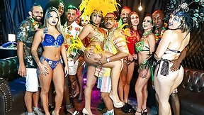 brazilian anal sex video: anal carnaval samba fuck orgy