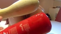 extreme anal sex video: Extreme anal fisting and fire extinguisher fuck