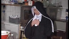 nun video: German nun assfucked in kitchen