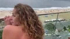 balcony video: fuck in balcony