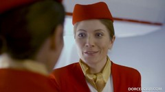 stewardess video: Cléa Gaultier, stewardess in Seventh Heaven