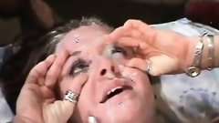 cum in her eyes video: Perverted mature blonde needs cum in her eyes