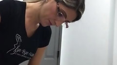 brazilian voyeur video: Brazilian waxing my big black cock again