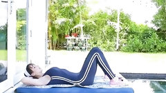 yoga instructor video: Yoga instructor Oliver Flynn fucks that busty cougar Lexi Luna