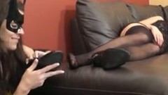 lesbian feet sex video: Sleepy Foot Worship
