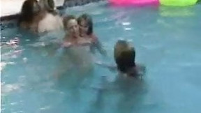 jacuzzi video: Mature Swinger Pool Party