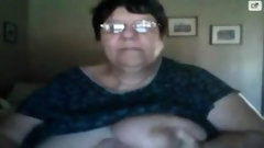 aged indian video: Fat Novice Grandmother while in the webcam R20
