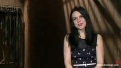 clothespin video: Juliette March gets tortured with clothespins and toyed
