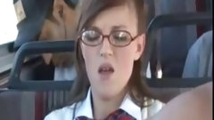 bus video: a bus ride she will never forget 240p