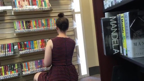 librarian video: 20yr old library pawg teasing me with her fat booty
