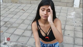 18 year old latina video: I fuck a girl I meet on the street - Spanish porn