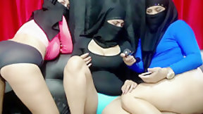arab tits video: Threesome Arab Muslim Lesbian Showing Ass & Pussy At Naseera