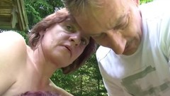 german outdoor video: Er fickt ihre Schwester und seine Frau beim Ausflug durch