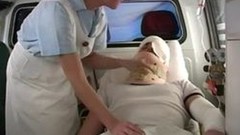nurse video: Hot Nurse Takes Care of Injured Guy
