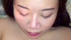 asian voyeur video: Sweet Chinese girl makes him jizz for several times