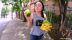 latina video: Latina girl from the street was talked to do porn