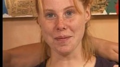 puffy nipples video: Young German Redhead Sucks, Fucks and Swallows