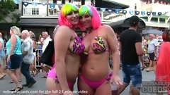 mardi gras video: hard day and night of fantasy fest from key west florida