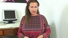 masturbating video: Busty mature is using a sex toy while masturbating, because it makes her feel better