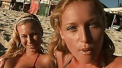buttfucking video: Spectacular Lesbian Blondes Get Anal Fucked and Facialized in an Outdoor Orgy