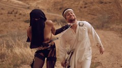 domination video: Arabian mistress dominates captured stud with lusty cock riding