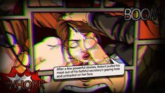 comic video: Deep hard hot ass amazing fucking session from the boss comic strip
