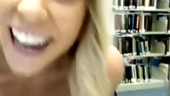 library video: Nude In Public Library Blonde Amateur Teen Webcam