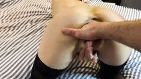 pussy stretching video: stepsister hard private fisting