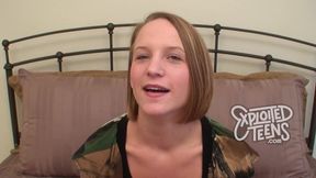 calendar video: Watch this brand new teen deep throat a fat cock