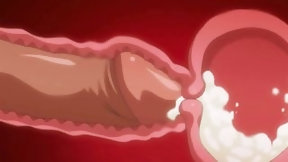 anime video: Hentai princess oozes out massive creampie - Uncensored Scene