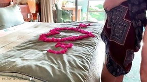 honeymoon video: honeymoon, bride wedding night fuck - projectsexdiary