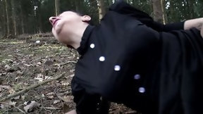 german outdoor video: Hard Sex in the Wood - Episode 1