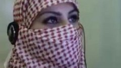 arab natural boobs video: Palestine Arab Hijab Girl show her Big Boobs in Webcam