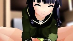 asian animation video: Hentai big eyed anime fuck and creampie