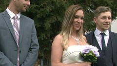 wedding video: Whore bride Victoria Summers is fucked by hot tempered best man
