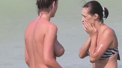 topless video: Topless - Bikini Beach HORNY Teens - Voyeur Beach Video