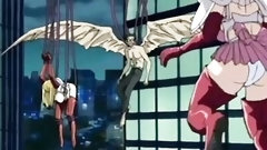 hentai bondage video: Busty Anime Girls Tied Up and Rough Anal and Pussy Fucked By Demons
