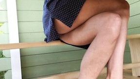 upskirt video: in the Park. up Skirt Close up
