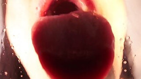 drooling video: Wet Tongue Fetish