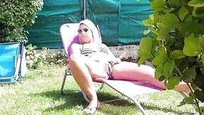 garden video: Mother I'd Like To Fuck surprised has this fondle in her garden.. The recent gardener is an old large voyeur pervers!!