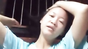 thai in solo video: Asian Girl is horny and lonely – homemade video 6