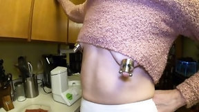 piercing video: Longpussy, My Long Tiny Tits in Short Tiny Sweater.