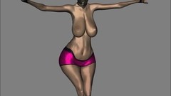 cgi video: Belly Dancer CGI 3D