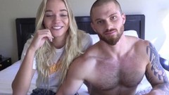 stud video: Amazing Blonde Babe Gets Roughed Up By Cocky Stud