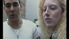 hirsute video: Slim Blonde gets picked up and fucked