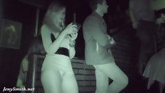 russian reality video: Got naked in a dark corner of a club