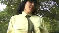 police woman video: German Police Woman gets ass fucked