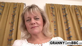black cock video: interracial granny
