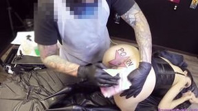 tattoo video: Anal Tattoo Jasmine Dark